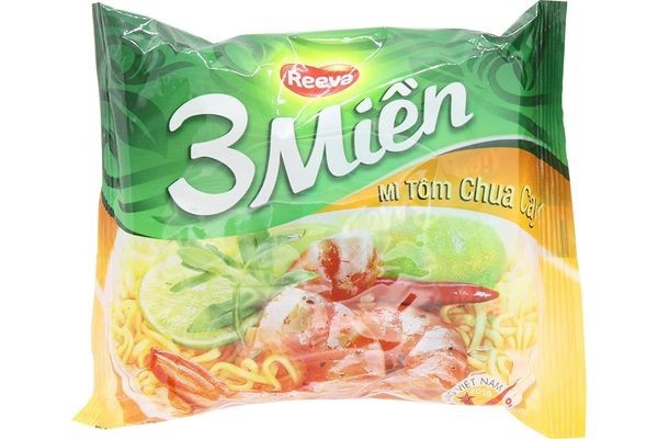 3 Miền - Mì gói tôm chua cay