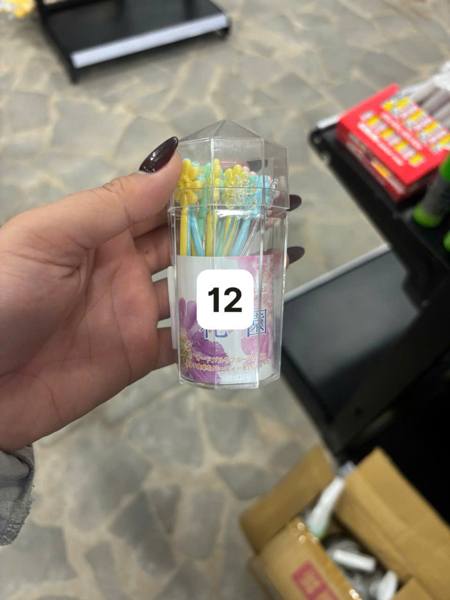 Hộp 20 dĩa trái cây hình hoa