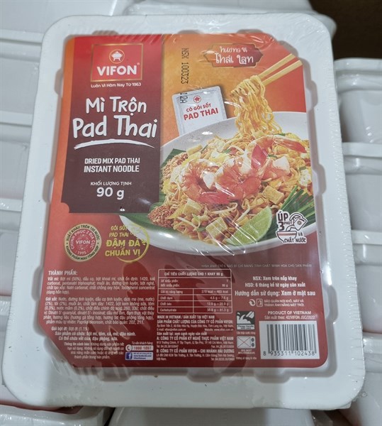 Vifon - Mì trộn pad Thái khay 90g