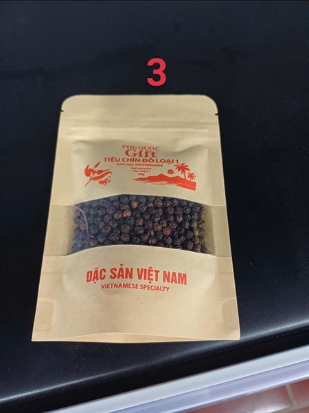 Tiêu 4 mùa pq túi zip giấy Mix 200g