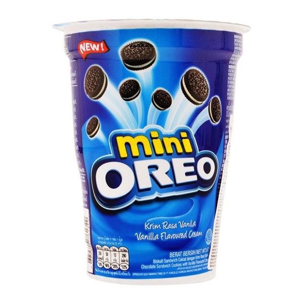 Bánh quy Oreo mini Hương vani, cốc
