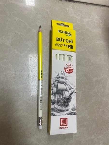 Hong Ha - Bút chì gỗ 2B ABC Plus