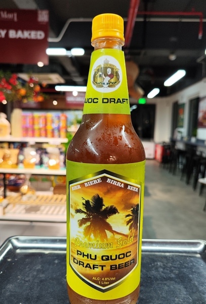 Bia Tươi - Phu Quoc Draft - Bia Premium Gold 1L