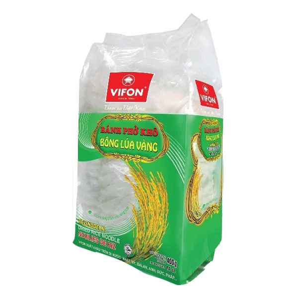 Vifon - Bánh phở khô Bông Lúa Vàng 400g