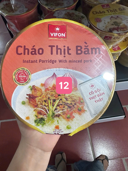 Vifon - Cháo thịt bằm Tô 70g