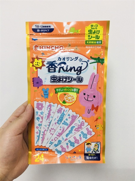 Miếng dán tránh muỗi Hương cam ngọt Kincho