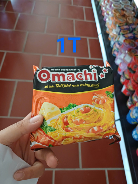 Omachi - Mì gói trộn sốt trứng muối
