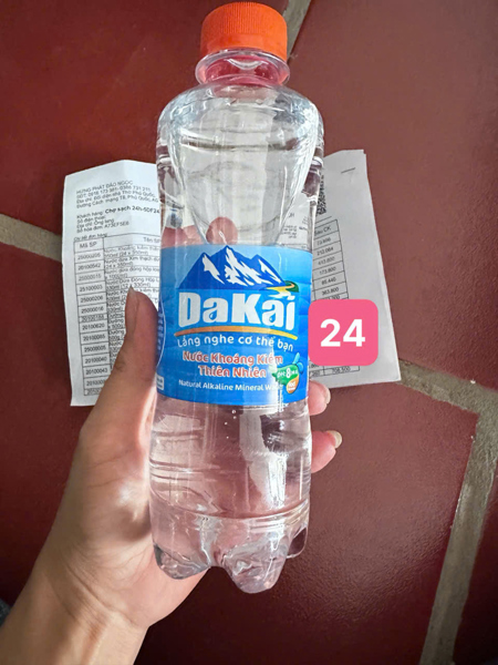 Nước suối khoáng kiềm dakai 350ml