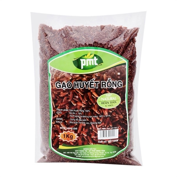Pmt gạo Lứt Huyết Rồng 1kg
