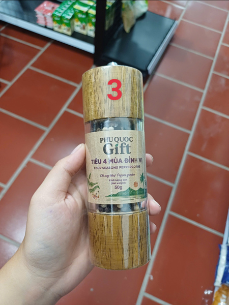 Cối xay tiêu 4 mùa gỗ 50GR