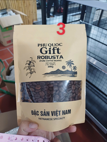 Cà phê Robusta túi zip 200g