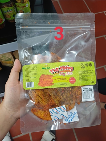 Thịt miếng sấy khô 100g
