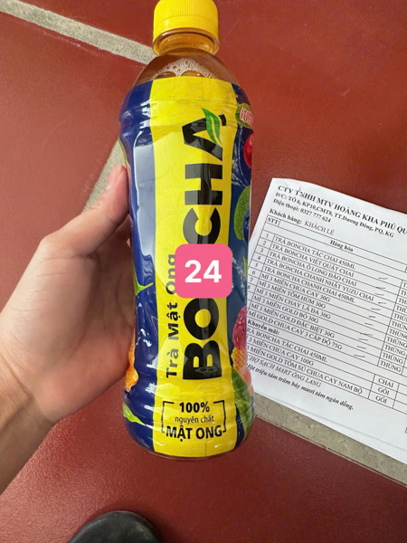Boncha - Trà mật ong 450ml vị việt quất