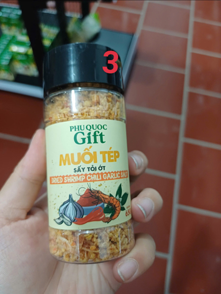 Muối tép sấy tỏi ớt Phú Quốc Gift 65g