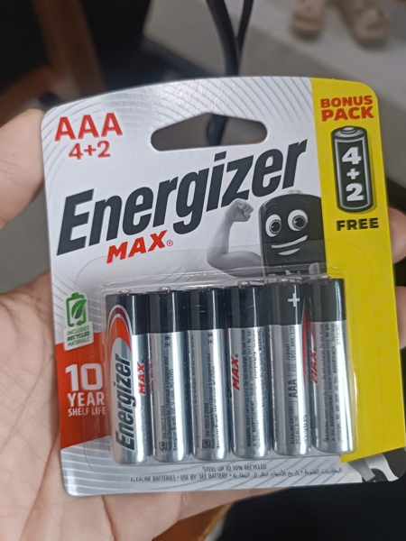 Energizer - Pin AAA E92 (4+2)