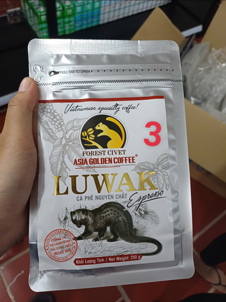 Cà phê nguyên chất Luwak 250g