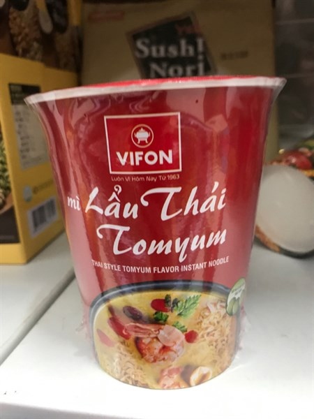 Vifon - Mì ly vị lẩu Thái Tomyum 60g