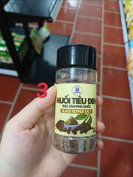 Muối tiêu đen đảo Ngọc 85g
