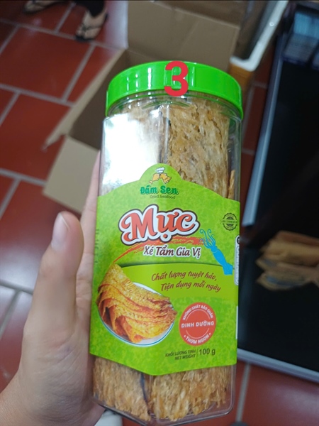 Mực xé tẩm gia vị Đầm Sen 100g