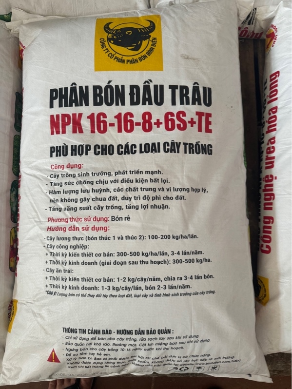 Đầu trâu 16.16.8.6s bao 50kg