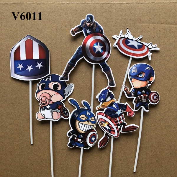 Sét cắm siêu nhân Captain, anh hùng, đội trưởng mỹ - V6011