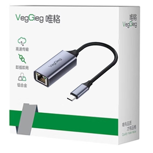 Đầu chuyển VEGGIEG TypeC to Lan 100MB (VK309)