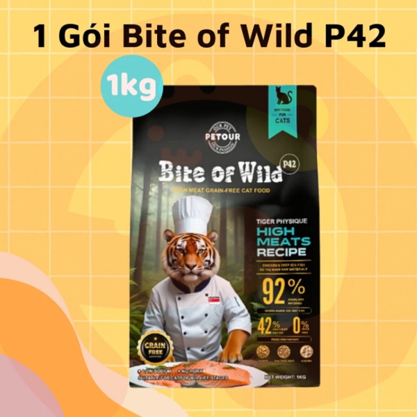 Hạt thức ăn cho mèo Bite of wild P42