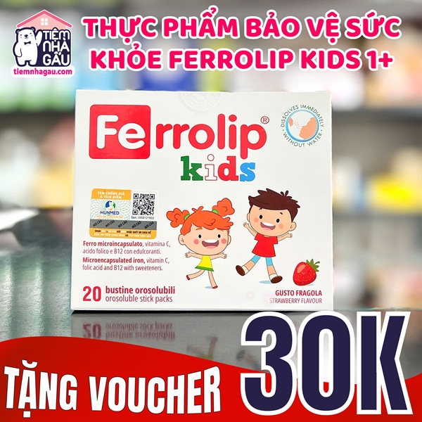Thực phẩm bảo vệ sức khỏe Ferrolip Kids 1+