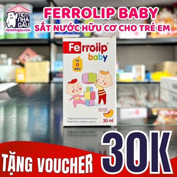Ferrolip Baby - Sắt nước hữu cơ cho trẻ em