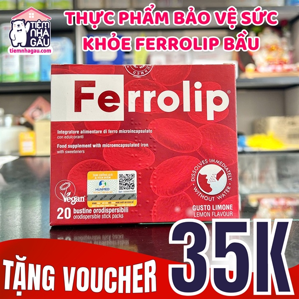 Thực phẩm bảo vệ sức khỏe Ferrolip bầu