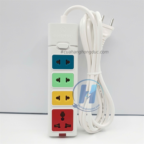 Ổ Cắm Điện 4 Lỗ 2500W Dòng S 4ST OMINSU