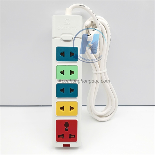 Ổ Cắm Điện 5 Lỗ 2500W Dòng S 5ST OMINSU
