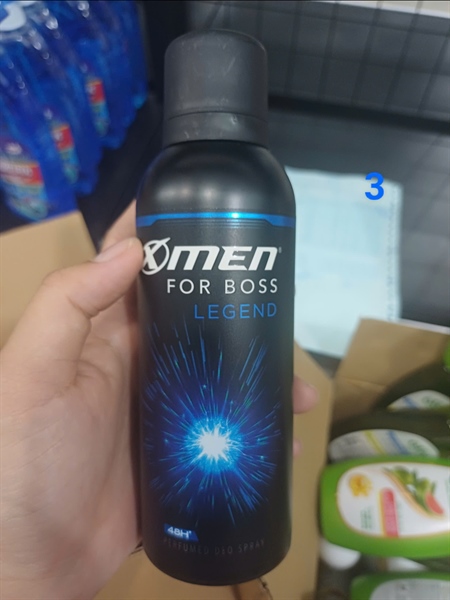 Xịt khử mùi xmen for boss legend 150ml