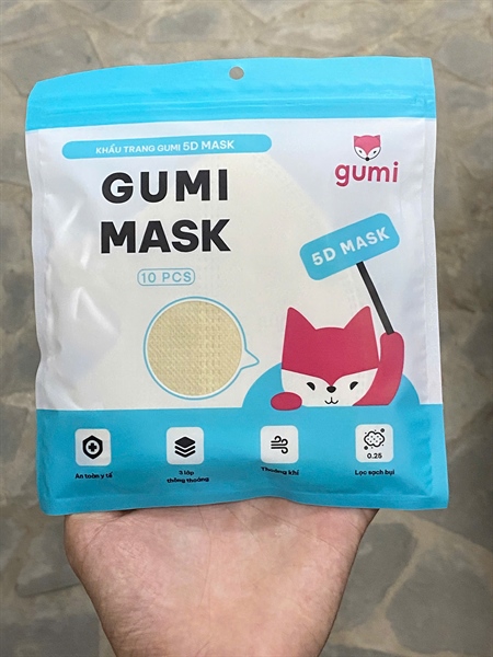 Khẩu Trang gumi mask 5D