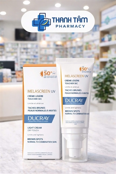 KCN Chống Lão Hóa - Mờ Đốm Nâu Ducray Melascreen Uv Light Cream Spf 50+ 40ml