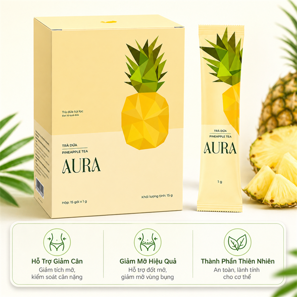 TRÀ DỨA PINEAPPLE TEA AURA