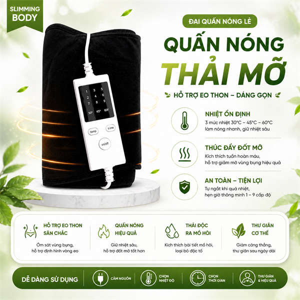 ĐAI Ủ NÓNG SB-II (CẢI TIẾN) - LẺ