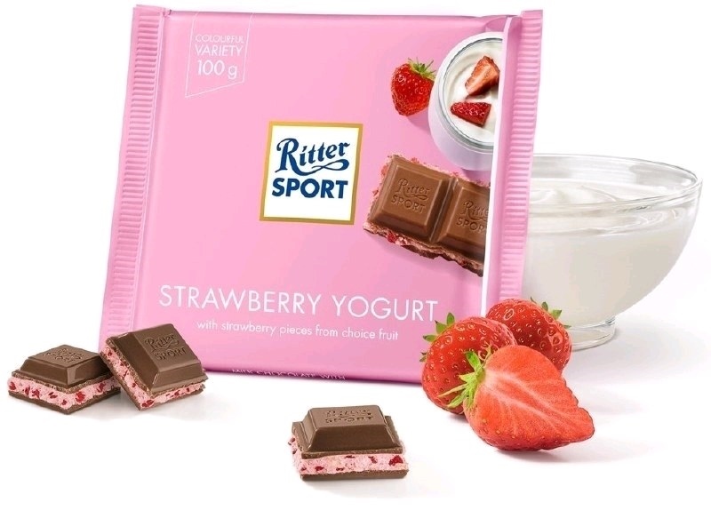 Socola Ritter Sport erdbeer joghurt 100g