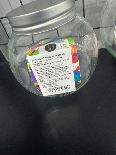 Hủ thuỷ tinh Spriing 470ml
