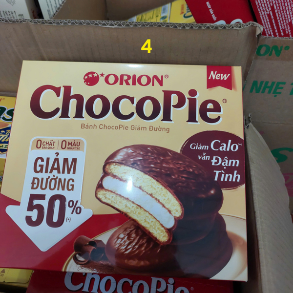 Orion - Bánh Chocopie 12P ít đường