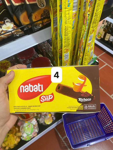 Bánh snack vị socola