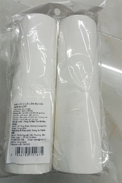 NNB Lốc 2 lõi lăn bụi dài 16cm 50 lớp