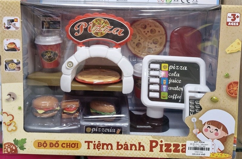 Bộ đồ chơi tiệm bánh Pizza, DK81263
