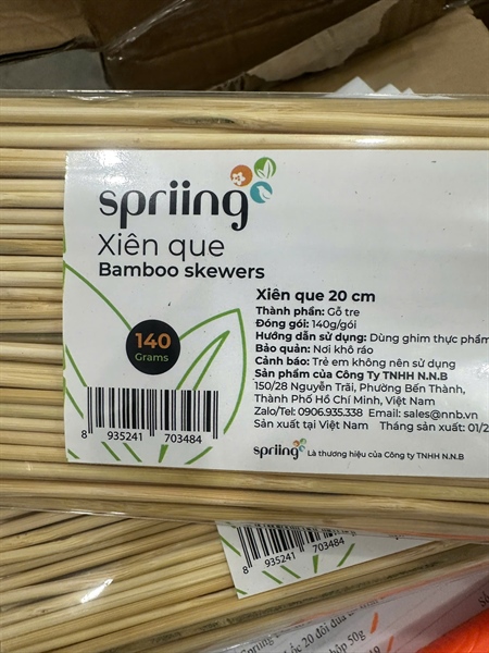 Xiên que Spriing 20CM n.n.b