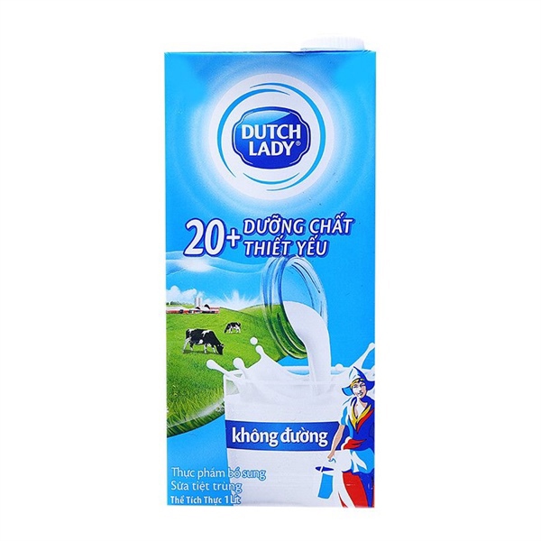 Sữa tươi Cô Gái Hà Lan không đường hộp 965ml