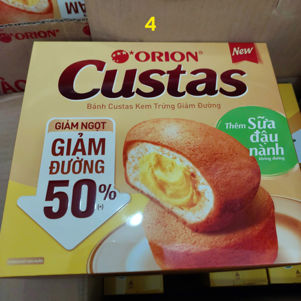Orion - Bánh Custas 12P ít đường