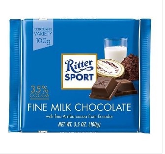 Socola Ritter Sport sữa dừa