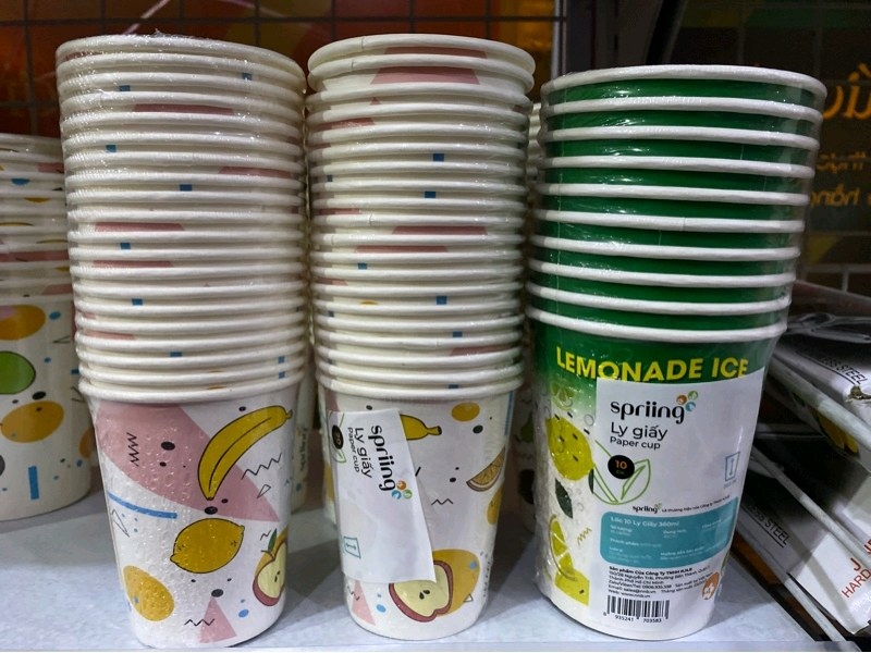 Spriing lốc 20 ly giấy 270ml