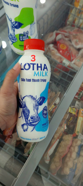 Sữa tươi Long Thành không đường 500ml
