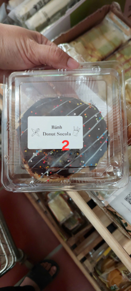 Bánh Donut Socola